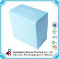 Customized coated one side C1S art paper drawer box collapsible packaging box with lamination